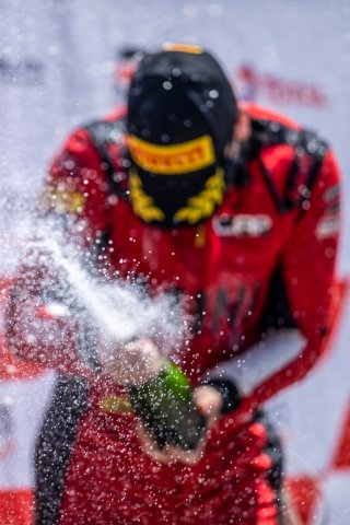Victory Cahmpagne! SRO America, Sonoma Raceway, Sonoma CA, Aug 2020.
 | Regis Lefebure/SRO                                       
