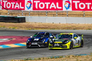 #47 Porsche 718 Cayman GT4 of Matt Travis and Jason Hart, NOLASPORT, GT4 SprintX, Pro-Am, 2020 SRO Motorsports Group - Sonoma Raceway, Sonoma CA
 | Brian Cleary      