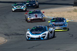 #18 McLaren 570s GT4 of Jarett Andretti, Andretti Autosport, GT4 Sprint, 2020 SRO Motorsports Group - Sonoma Raceway, Sonoma CA
 | Brian Cleary                                             