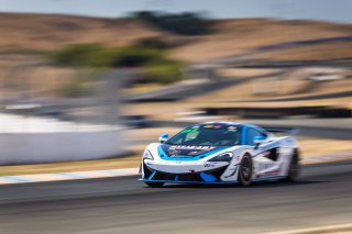 #18 McLaren 570s GT4 of Jarett Andretti, Andretti Autosport, GT4 Sprint, 2020 SRO Motorsports Group - Sonoma Raceway, Sonoma CA
 | Brian Cleary      