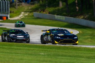 #210 Aston Martin Vantage GT4 of Michael Dinan, Flying Lizard Motorsports, GT4 Sprint Am,  SRO America, Road America,  Elkhart Lake,  WI, July 2020. | Fabian Lagunas/SRO