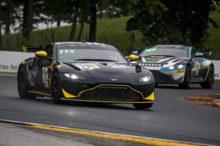 #210 Aston Martin Vantage GT4 of Michael Dinan, Flying Lizard Motorsports, GT4 Sprint Am, SRO America, Road America, Elkhart Lake, WI, July 2020.
 | SRO Motorsports Group
