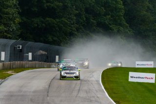 #66 Porsche 718 Cayman GT4 of Spencer Pumpelly, TRG, GT4 Sprint,  SRO America, Road America,  Elkhart Lake,  WI, July 2020. | Fabian Lagunas/SRO