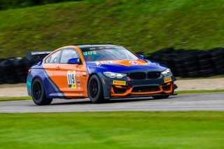 #119 BMW M4 GT4 of Sean Quinlan, GT4 Stephen Cameron Racing, Sprint Am,  SRO America, Road America,  Elkhart Lake,  WI, July 2020. | Fabian Lagunas/SRO