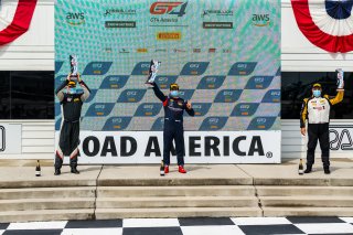 #210 Aston Martin Vantage GT4 of Michael Dinan, Flying Lizard Motorsports, GT4 Sprint Am,  SRO America, Road America,  Elkhart Lake,  WI, July 2020. | Fabian Lagunas/SRO