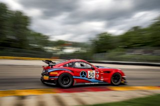 #50 Panoz Esperante Avezzano of Ian James and Matt Keegan, Panoz Racing, GT4 Sprint-X, Pro-Am, SRO America, Road America, Elkhart Lake, WI, July 2020.
 | SRO Motorsports Group