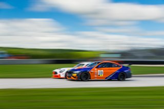 #119 BMW M4 GT4 of Sean Quinlan, GT4 Stephen Cameron Racing, Sprint Am,  SRO America, Road America,  Elkhart Lake,  WI, July 2020. | Fabian Lagunas/SRO