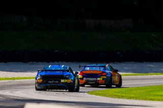 #2 Porsche 718 Cayman GT4 of Jason Bell and Andrew Davis, GMG Racing, GT4 SprintX Pro-Am,   SRO America, Road America,  Elkhart Lake,  WI, July 2020. | Fabian Lagunas/SRO