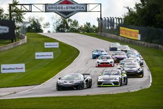 #10 McLaren 570s GT4 of Michael Cooper, Blackdog Speed Shop, GT4 Sprint Pro, SRO America, Road America, Elkhart Lake, WI, August 2020.
 | Sarah Weeks/SRO             