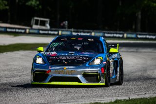 #66 Porsche 718 Cayman GT4 of Spencer Pumpelly, TRG, GT4 Sprint, SRO America, Road America, Elkhart Lake, WI, August 2020.
 | Sarah Weeks/SRO             