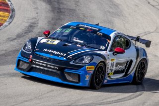 #48 Porsche 718 Cayman GT4 of Jason Hall, NOLASPORT, GT 4 Sprint Am, SRO America, Road America, Elkhart Lake, WI, July 2020.
 | Brian Cleary/SRO