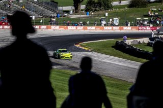 #69 Porsche 718 Cayman GT4 of Tom Collingwood and John Tecce, BGB Motorsports, GT4 SprintX Am, SRO America, Road America, Elkhart Lake, WI, July 2020.
 | Brian Cleary/SRO