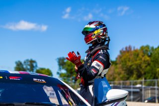 #15 Aston Martin Vantage GT4 of Bryan Putt and Kenton Koch, Bsport Racing, GT4 SprintX Pro-Am, ]SRO America, Road America,  Elkhart Lake,  WI, July 2020. | Fabian Lagunas/SRO