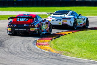 #51 Panoz Esperante Avezzano of Preston Calvert and Roman De Angelis, Panoz Racing, GT4 Sprint-X, Pro-Am,  SRO America, Road America,  Elkhart Lake,  WI, July 2020. | Fabian Lagunas/SRO