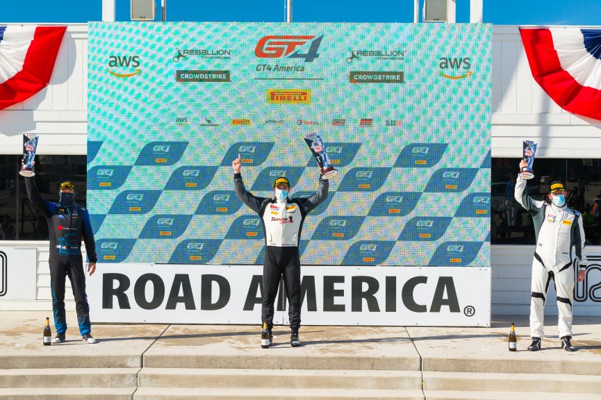 #10 McLaren 570s GT4 of Michael Cooper, Blackdog Speed Shop, GT4 Sprint Pro,  SRO America, Road America,  Elkhart Lake,  WI, July 2020.