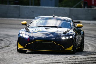 #210 Aston Martin Vantage GT4 of Michael Dinan, Flying Lizard Motorsports, GT4 Sprint Am, SRO America, Road America, Elkhart Lake, WI, August 2020.
 | Sarah Weeks/SRO             