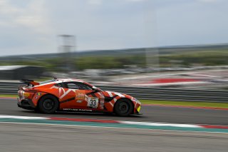 #33 Aston Martin Vantage GT4 of Joe Dalton and Patrick Gallagher, RS1, GT4 SprintX Pro-Am,   
2020 SRO Motorsports Group - COTA2, Austin TX
Photographer: Gavin Baker/SRO | &copy; 2020 Gavin Baker
