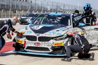 #25 BMW M4 GT4 of Cole Ciraulo and Tim Barber, CCR Team TFB, GT4 SprintX, SRO America, Circuit of the Americas, Austin TX, September 2020.
 | Brian Cleary/SRO