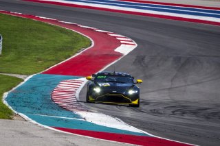 #210 Aston Martin Vantage GT4 of Michael Dinan, Flying Lizard Motorsports, GT4 Sprint Am, SRO America, Circuit of the Americas, Austin TX, September 2020.
 | Brian Cleary/SRO