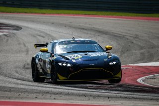 #210 Aston Martin Vantage GT4 of Michael Dinan, Flying Lizard Motorsports, GT4 Sprint Am, SRO America, Circuit of the Americas, Austin TX, September 2020.
 | Sarah Weeks/SRO             