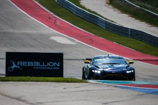 #210 Aston Martin Vantage GT4 of Michael Dinan, Flying Lizard Motorsports, GT4 Sprint Am, SRO America, Circuit of the Americas, Austin TX, September 2020.
 | Sarah Weeks/SRO             