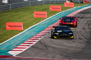 #210 Aston Martin Vantage GT4 of Michael Dinan, Flying Lizard Motorsports, GT4 Sprint Am, SRO America, Circuit of the Americas, Austin TX, September 2020.
 | Sarah Weeks/SRO             