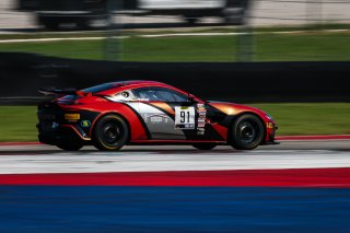 #91 Aston Martin Vantage GT4 of Jeff Burton and Vesko Kozarov, Rearden Racing, GT4 SprintX Pro-Am, SRO America, Circuit of the Americas, Austin TX, September 2020.
 | Sarah Weeks/SRO             