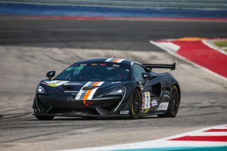 #3 McLaren 570s GT4 of Michael McAleenan and Dan Rogers, Motorsport USA, GT4 SprintX, SRO America, Circuit of the Americas, Austin TX, September 2020.
 | Sarah Weeks/SRO             