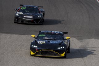 #210 Aston Martin Vantage GT4 of Michael Dinan, Flying Lizard Motorsports, GT4 Sprint Am, SRO America, Circuit of the Americas, Austin TX, September 2020.
 | Brian Cleary/SRO