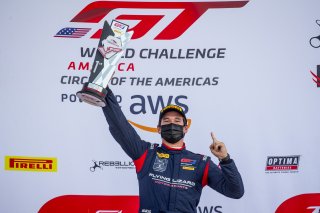 #210 Aston Martin Vantage GT4 of Michael Dinan, Flying Lizard Motorsports, GT4 Sprint Am, SRO America, Circuit of the Americas, Austin TX, September 2020.
 | Brian Cleary/SRO