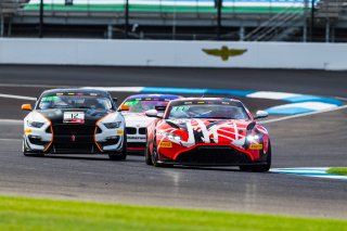#33 Aston Martin Vantage GT4 of Joe Dalton and Patrick Gallagher, RS1, GT4 SprintX Pro-Am, SRO, Indianapolis Motor Speedway, Indianapolis, IN, September 2020. | Fabian Lagunas/SRO