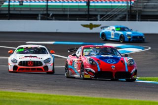 #50 Panoz Esperante Avezzano of Matt Keegan and Ian James, Panoz Racing, GT4 Sprint-X, Pro-Am, SRO, Indianapolis Motor Speedway, Indianapolis, IN, September 2020. | Fabian Lagunas/SRO