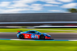 #36 McLaren 570s GT4 of Colin Mullan and Jarett Andretti, Andretti Autosport, GT4 SprintX, Pro-Am, SRO, Indianapolis Motor Speedway, Indianapolis, IN, September 2020. | Fabian Lagunas/SRO