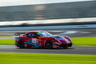 #50 Panoz Esperante Avezzano of Matt Keegan and Ian James, Panoz Racing, GT4 Sprint-X, Pro-Am, SRO, Indianapolis Motor Speedway, Indianapolis, IN, September 2020. | Fabian Lagunas/SRO