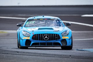 #79 Mercedes-AMG GT4 of Christopher Gumprecht, C.G. Racing Inc, GT4 Sprint Am, SRO, Indianapolis Motor Speedway, Indianapolis, IN, September 2020.
 | Regis Lefebure/SRO                                       