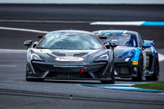 #11 McLaren 570s GT4 of Tony Gaples, Blackdog Speed Shop, GT4 Sprint Am, SRO, Indianapolis Motor Speedway, Indianapolis, IN, September 2020.
 | Regis Lefebure/SRO                                       