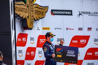 #210 Aston Martin Vantage GT4 of Michael Dinan, Flying Lizard Motorsports, GT4 Sprint Am, SRO, Indianapolis Motor Speedway, Indianapolis, IN, September 2020.
 | Regis Lefebure/SRO                                       