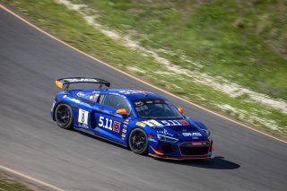 #8 Audi R8 LMS GT4 of Elias Sabo and Andy Lee, GMG Racing, Pro-Am, Pirelli GT4 America,SRO America Sonoma Raceway, Sonoma, CA, March 2021.                              | 2021 Regis Lefebure                                       