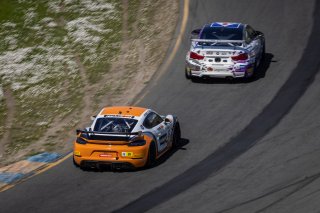 #46 Porsche 718 Cayman GT4 CLUBSPORT MR of Russell Walker and Patrick Byrne, NOLASPORT, Am, Pirelli GT4 America, SRO America Sonoma Raceway, Sonoma, CA, March 2021.   | 2021 Regis Lefebure                                       