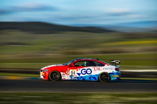 #94 BMW M4 GT4 of Chandler Hull and Jon Miller, BimmerWorld Racing, SL, Pirelli GT4 America, SRO America Sonoma Raceway, Sonoma, CA, March 2021.   | Fabian Lagunas 2021