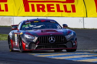 #89 Mercedes-AMG GT4 of Ross Chouest and Aaron Povoledo, RENNtech Motorsports, Pro-Am, Pirelli GT4 America,  SRO America Sonoma Raceway, Sonoma, CA, March 2021. | Brian Cleary/bcpix.com