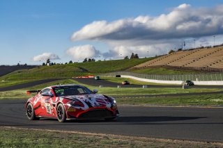 #00 Aston Martin Vantage AMR GT4 of Matt Dalton and Patrick Gallagher, Notlad Racing by RS1, Pro-Am, Pirelli GT4 America,  | Brian Cleary/bcpix.com