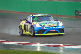#66 Porsche 718 Cayman GT4 CSMR of Derek DeBoer and Spencer Pumpelly, TRG - The Racers Group, Pro-Am, Pirelli GT4 America, SRO America, Circuit of the Americas, Austin, Texas, April May 2021. | Fabian Lagunas/SRO