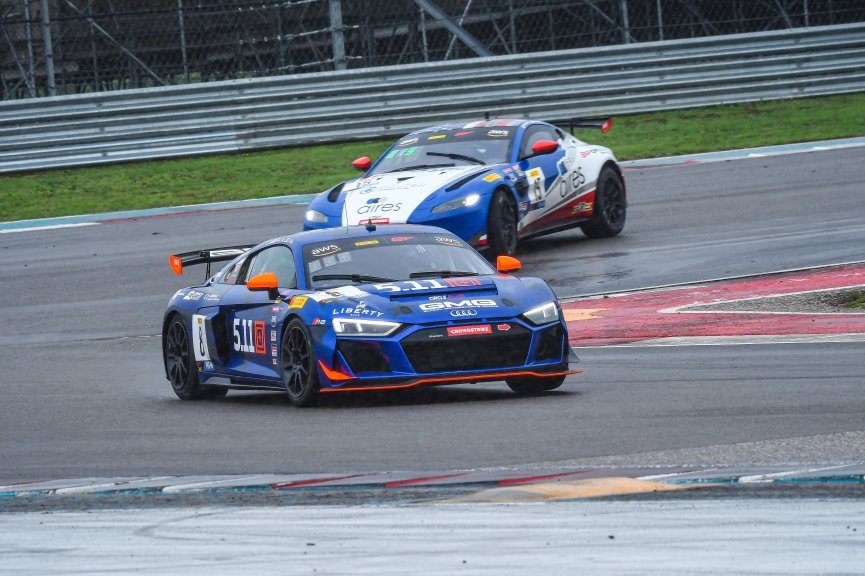 #8 Audi R8 LMS GT4 of Elias Sabo and Andy Lee, GMG Racing, Pro-Am, Pirelli GT4 America, SRO America, Circuit of the Americas, Austin, Texas, April May 2021.