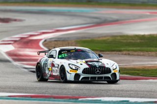 #16 Mercedes-AMG GT4 of John Allen and Kris Wilson, Capstone Motorsports, Am, Pirelli GT4 America, SRO America, Circuit of the Americas, Austin, Texas, April May 2021. | Fabian Lagunas/SRO