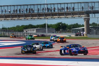 #24 Aston Martin Vantage AMR GT4 of Gray Newell and Ian James, Heart of Racing Team, Pro-Am, Pirelli GT4 America, SRO America, Circuit of the Americas, Austin, Texas, April May 2021. | Sarah Weeks/SRO             
