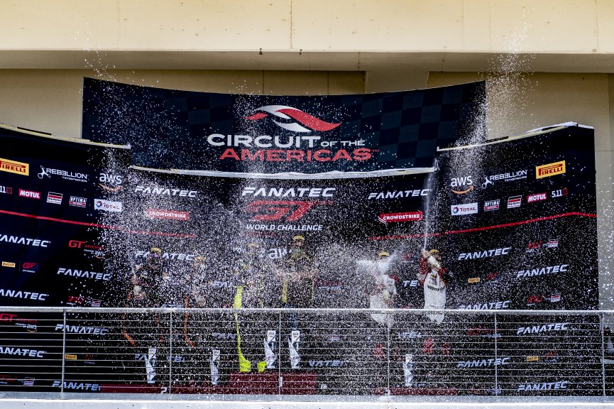 Podium, Pro-Am, Circuit of the Americas, Austin, Texas, April May 2021.