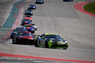 #47 Porsche 718 Cayman GT4 CS MR of Matt Travis and Jason Hart, NOLASPORT, Pro-Am, Pirelli GT4 America, SRO America, Circuit of the Americas, Austin, Texas, April May 2021. | SRO Motorsports Group