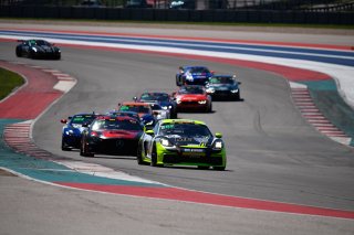 #47 Porsche 718 Cayman GT4 CS MR of Matt Travis and Jason Hart, NOLASPORT, Pro-Am, Pirelli GT4 America, SRO America, Circuit of the Americas, Austin, Texas, April May 2021. | SRO Motorsports Group