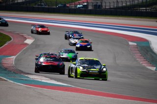 #47 Porsche 718 Cayman GT4 CS MR of Matt Travis and Jason Hart, NOLASPORT, Pro-Am, Pirelli GT4 America, SRO America, Circuit of the Americas, Austin, Texas, April May 2021. | SRO Motorsports Group